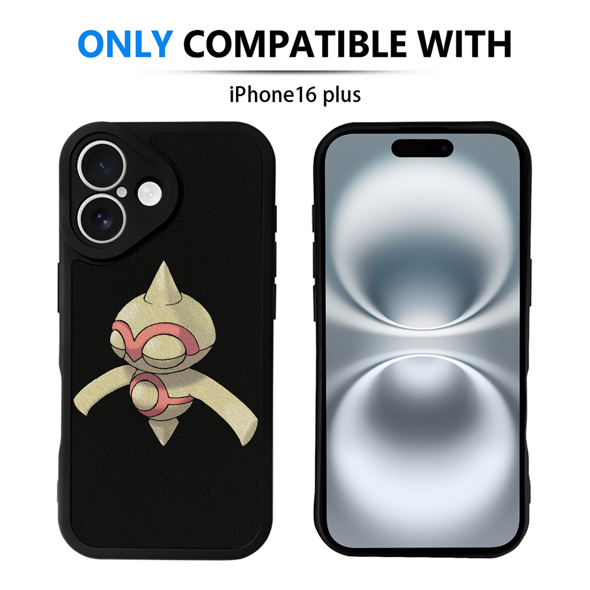 （画像用） ポケットモンスター Pokémon 【iPhone 16シリーズ対応】シリコンスマホケース（レザー調） 材質：シリコン